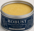 Robust Wood Leather & Metal Wax