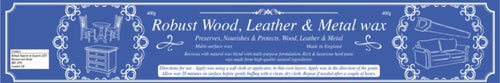 Robust Wood Leather & Metal Wax